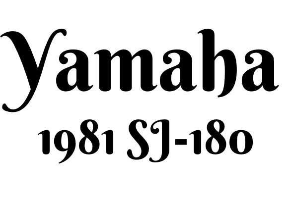 Yamaha     1981 SJ-180